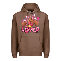 Chestnut loved valentine's day afro girl sneakers Premium Hoodie - RanaPortraitStore