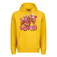 Lemon loved valentine's day afro girl sneakers Premium Hoodie - RanaPortraitStore