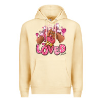 Pina Colada loved valentine's day afro girl sneakers Premium Hoodie - RanaPortraitStore