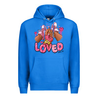 True Royal loved valentine's day afro girl sneakers Premium Hoodie - RanaPortraitStore