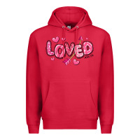 Cardinal loved valentines day Premium Hoodie - RanaPortraitStore