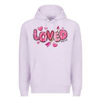 Lilac loved valentines day Premium Hoodie - RanaPortraitStore