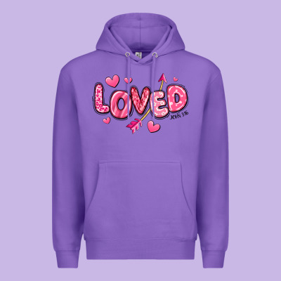Premium Hoodie loved valentines day