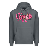 Rock loved valentines day Premium Hoodie - RanaPortraitStore