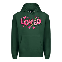 Sports Green loved valentines day Premium Hoodie - RanaPortraitStore