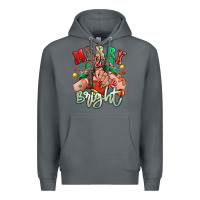 Rock merry and bright caucasian girl sneakers Premium Hoodie - RanaPortraitStore