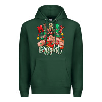 Sports Green merry and bright caucasian girl sneakers Premium Hoodie - RanaPortraitStore