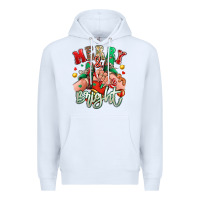 White merry and bright caucasian girl sneakers Premium Hoodie - RanaPortraitStore