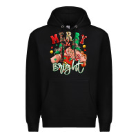 Black merry and bright caucasian girl sneakers Premium Hoodie - RanaPortraitStore