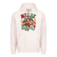 Merry And Bright Caucasian Girl Sneakers Premium Hoodie | Teevron