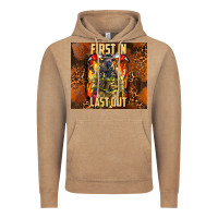 Vintage Coffee first in last out firefighter Vintage Hoodie - AdoDesignShop