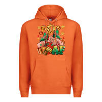 Carrot festive af christmas caucasian girl sneakers Premium Hoodie - RanaPortraitStore