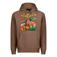 Chestnut festive af christmas caucasian girl sneakers Premium Hoodie - RanaPortraitStore