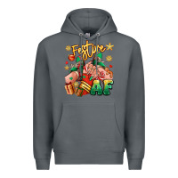 Rock festive af christmas caucasian girl sneakers Premium Hoodie - RanaPortraitStore