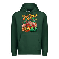 Sports Green festive af christmas caucasian girl sneakers Premium Hoodie - RanaPortraitStore