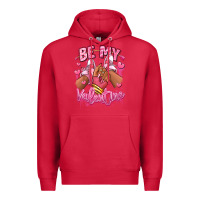 Cardinal be my valentine afro girl sneakers Premium Hoodie - RanaPortraitStore
