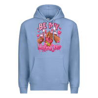 Colony Blue be my valentine afro girl sneakers Premium Hoodie - RanaPortraitStore
