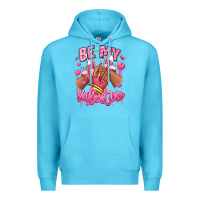 Ocean Blue be my valentine afro girl sneakers Premium Hoodie - RanaPortraitStore