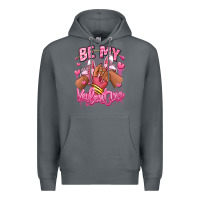 Rock be my valentine afro girl sneakers Premium Hoodie - RanaPortraitStore