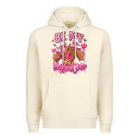 Sandshell be my valentine afro girl sneakers Premium Hoodie - RanaPortraitStore