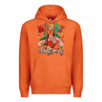 Carrot Merry Christmas Caucasian girl sneakers Premium Hoodie - RanaPortraitStore
