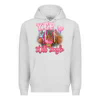 Dove Grey Yep still single heels and sneakers afro girl Premium Hoodie - RanaPortraitStore