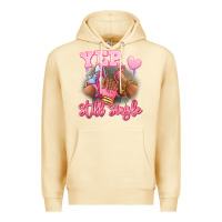 Pina Colada Yep still single heels and sneakers afro girl Premium Hoodie - RanaPortraitStore