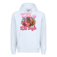 White Yep still single heels and sneakers afro girl Premium Hoodie - RanaPortraitStore