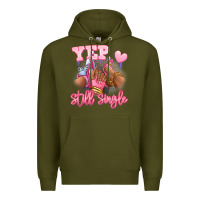 Army Green Yep still single heels and sneakers afro girl Premium Hoodie - RanaPortraitStore