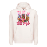 Pale Pink Yep still single heels and sneakers afro girl Premium Hoodie - RanaPortraitStore