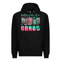 Black battery life of a nurse Premium Hoodie - RanaPortraitStore