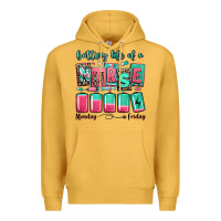 Mustard battery life of a nurse Premium Hoodie - RanaPortraitStore