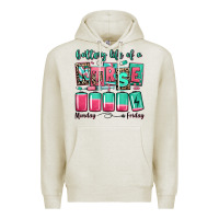 Oatmeal Heather battery life of a nurse Premium Hoodie - RanaPortraitStore