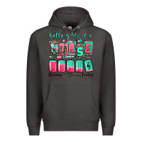 Smoke battery life of a nurse Premium Hoodie - RanaPortraitStore