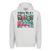 Dove Grey battery life of a nurse Premium Hoodie - RanaPortraitStore