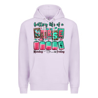 Lilac battery life of a nurse Premium Hoodie - RanaPortraitStore