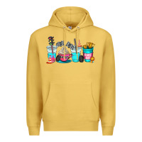 Antique Gold race day coffe cup Premium Hoodie - AdoDesignShop