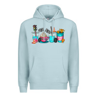 Blue Mist race day coffe cup Premium Hoodie - AdoDesignShop