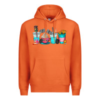 Carrot race day coffe cup Premium Hoodie - AdoDesignShop