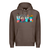 Coffee race day coffe cup Premium Hoodie - AdoDesignShop