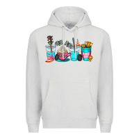 Dove Grey race day coffe cup Premium Hoodie - AdoDesignShop