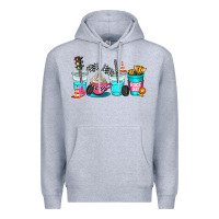 Heather Grey race day coffe cup Premium Hoodie - AdoDesignShop