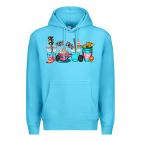 Ocean Blue race day coffe cup Premium Hoodie - AdoDesignShop