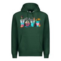 Sports Green race day coffe cup Premium Hoodie - AdoDesignShop
