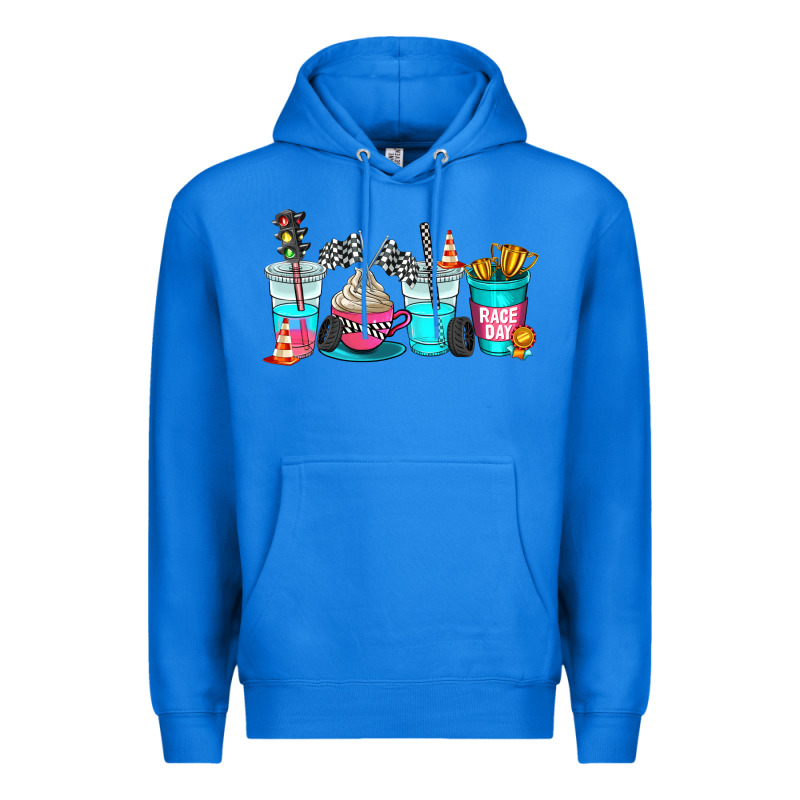 Race Day Coffe Cup Premium Hoodie by AdoDesignShop | Teevron