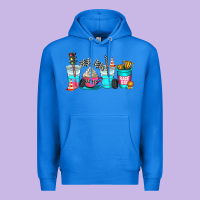 Race Day Coffe Cup Premium Hoodie Designed By Adodesignshop