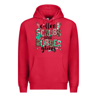 Cardinal coffee scrubs and rubber gloves Premium Hoodie - RanaPortraitStore