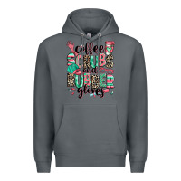 Rock coffee scrubs and rubber gloves Premium Hoodie - RanaPortraitStore