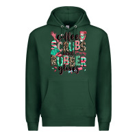 Sports Green coffee scrubs and rubber gloves Premium Hoodie - RanaPortraitStore
