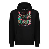 Black coffee scrubs and rubber gloves Premium Hoodie - RanaPortraitStore